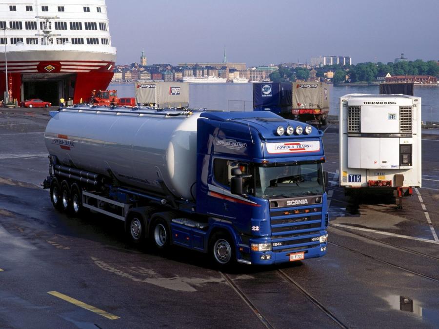  Scania R124L 420 6x2 1995 года  (фото 2 из 3)